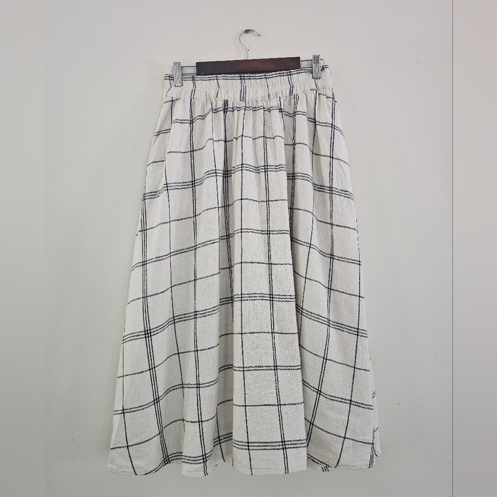A New Day Linen Blend Skirt Small